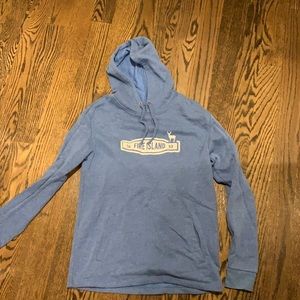 blue fire island sweatshirt